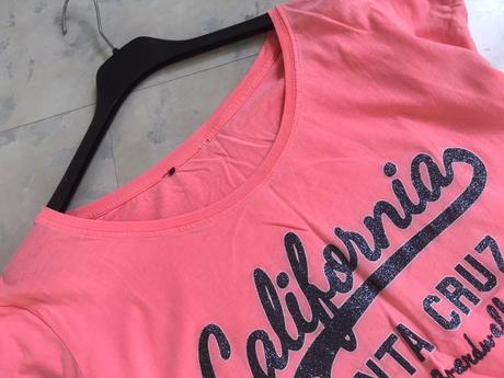 Neónkové tričko s potiskom, l