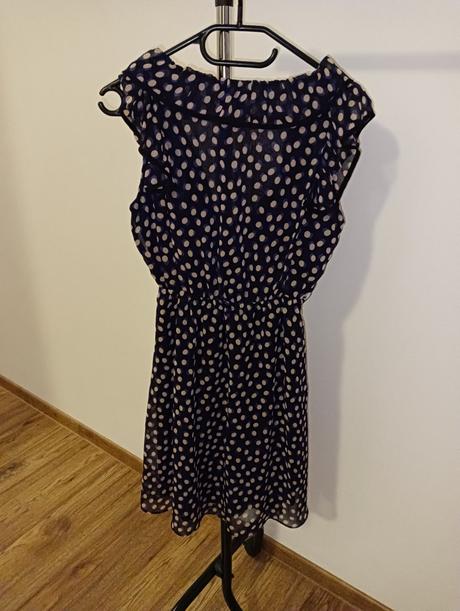 H&m guličkové šaty s volánikmi, h&m,xs