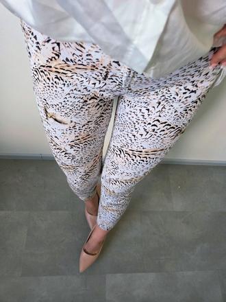 Elisabetta franchi vzorované nohavice xs/s, xs