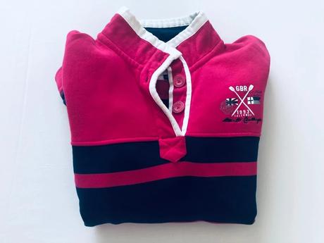 Dámska rugby/jachtárska mikina crew clothing co., l