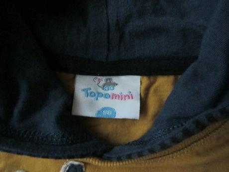 Tričko s kapucňou, topomini,98