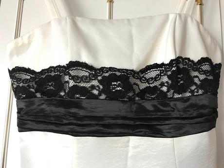 Perleťovo-biele krátke šaty (s), s