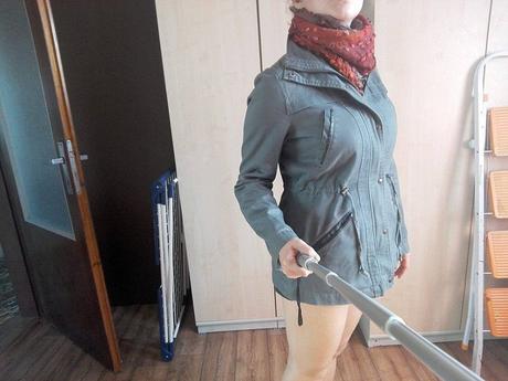 Kabatik tmavozeleny khaki, camaieu,xl