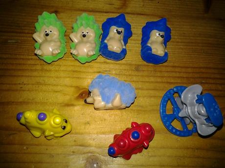 Hračky z kinder vajíčok,