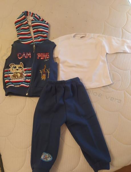 Nový vestový teplákový komplet, veľkosť 74, 74