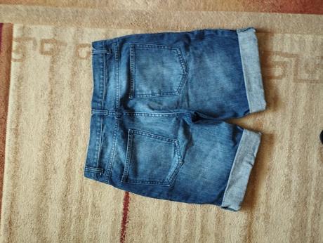 Krátke chlapčenské, pánske rifle, denim,m