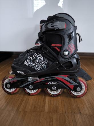 Kvalitné kolieskové nastaviteľné korčule rollerbla, rollerblade,28