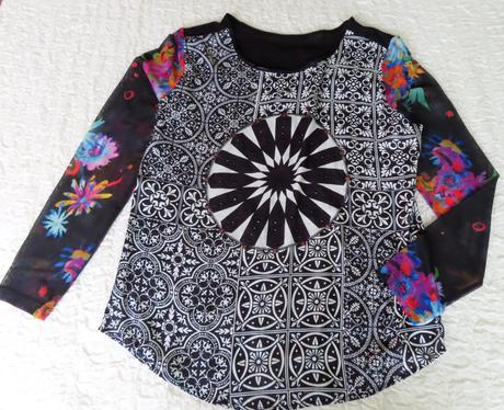 Top desigual mandala, veľ. l, desigual,l