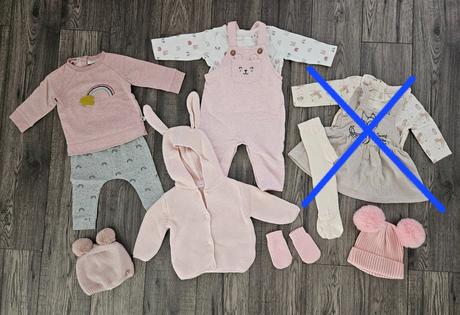 Balík oblečenia pre dievčatko 68, 68–80