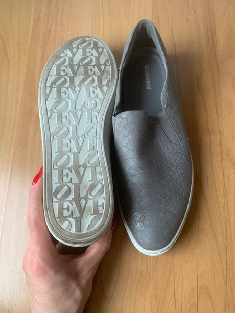 Sivé nazúvacie topánky, graceland,39