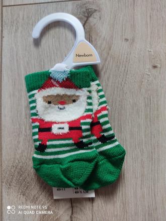Ponožky vianočné newborn, f&f,17