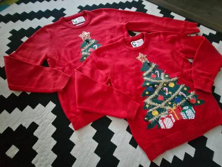 Nadherne pulovriky s vianocnym stromcekom zn.cubus, cubus,158