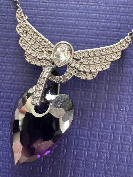 Swarovski - náhrdelník so srdiečkom, swarovski