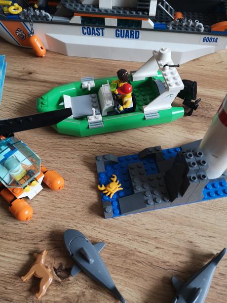 Lego city 60014 pobrežná hliadka + lego 60011, 