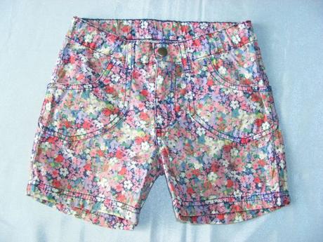 Kvietkavé šortky zn. h&m, h&m,116