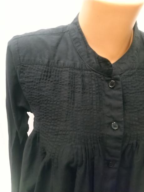 Dámska predĺžená čierna blúzka, snob, m, m