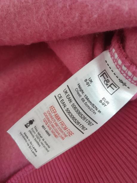 Ružový svetrik, f&f,134