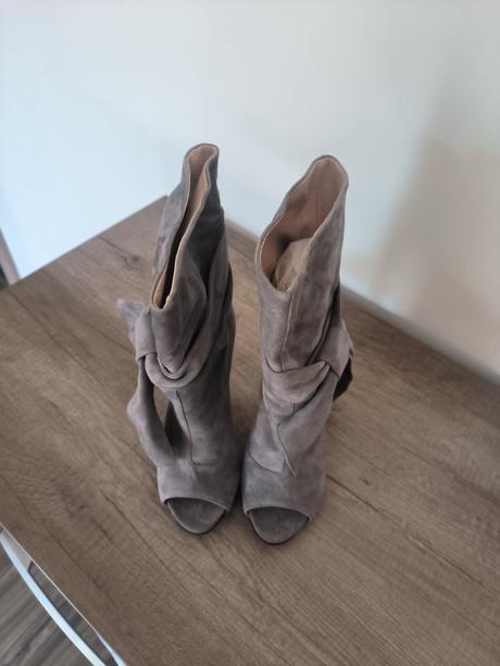 Prechodné čižmy kožené, 38