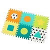 Soft foam puzzle mat 6 ks penové puzzle, 