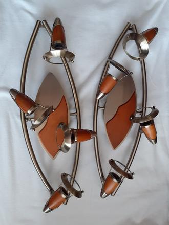 Bodové stropné svietidlá 2ks, 