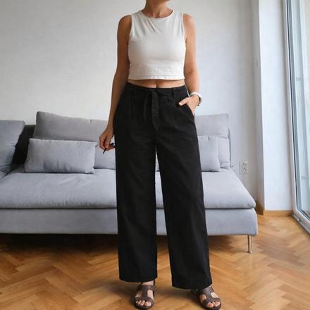 Široké pohodlné rifle prijemne na dotyk, zara,42