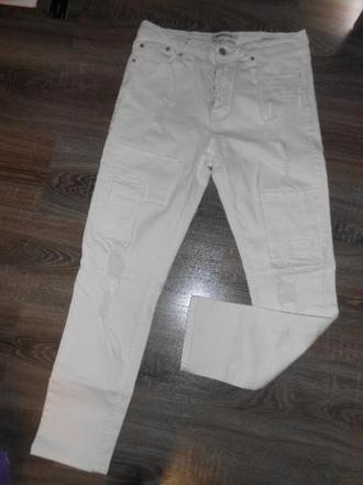 Khujo štýlové biele rifle č. l, 28