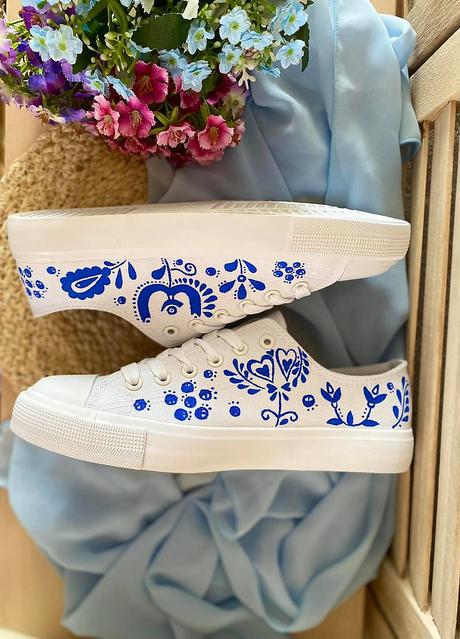 Ručne maľované tenisky, 36 - 42