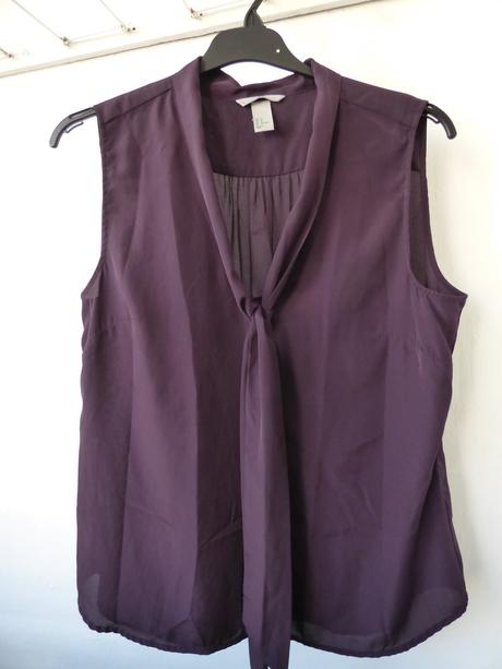 Blúzka s viazaním, h&m,46