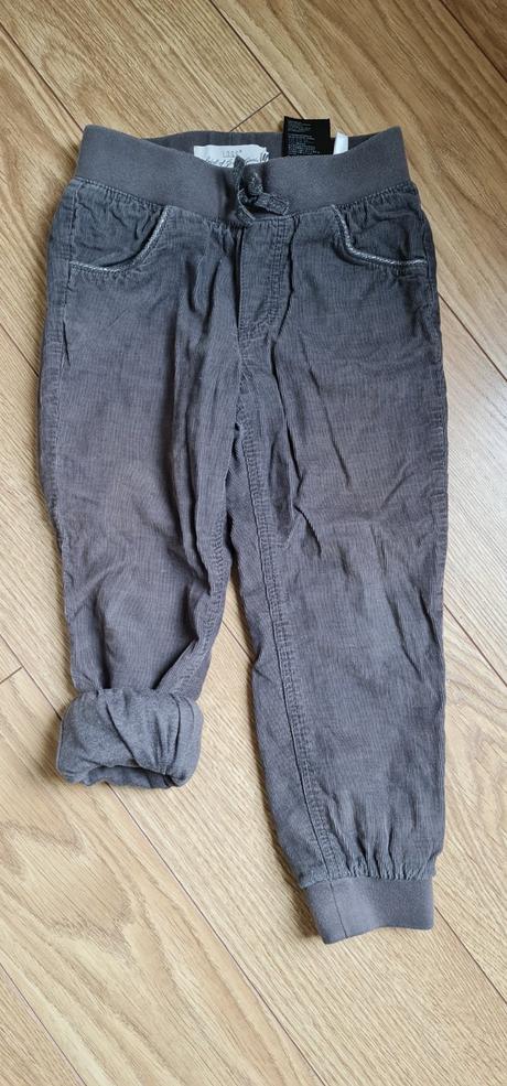 Podšité h&m menčestráky veľ.104, h&m,104