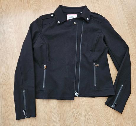 Čierny kabátik tchibo 40/42, tchibo,40