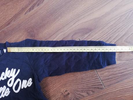 Tmavomodra mikina, h&m,92