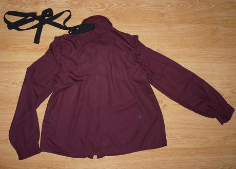 Bordova bluzka, vero moda,s