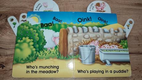 Interaktívna knižka zvieratká na farme,