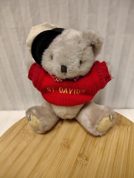 Kĺbový medvedík suvenír st davids, wales, 26 cm, 