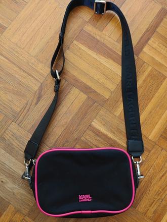 Karl lagerfeld originál moderná crossbody, karl lagerfeld