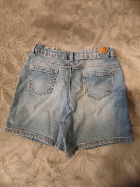 Kraťasy modré riflové, 140