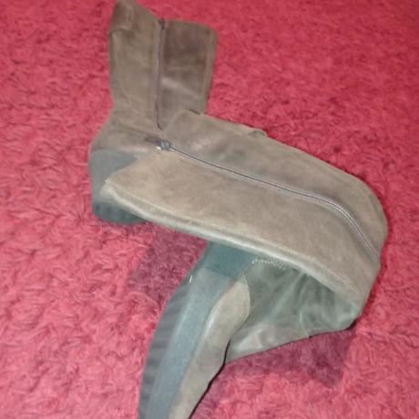 Kožené čižmy na platforme, 39