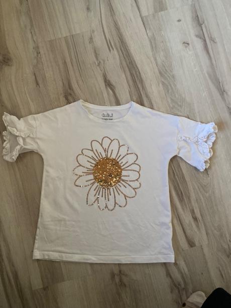 Tričko s premienacimi flitrami, f&f,140