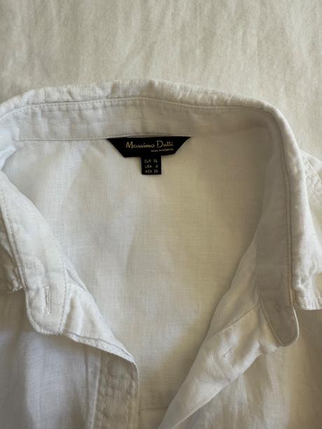 Ľanová košeľa massimo dutti (36), cos,36