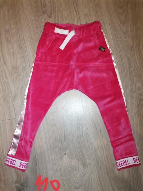 Ružové plyš. tepláky- rebel kids, rebel kids,110