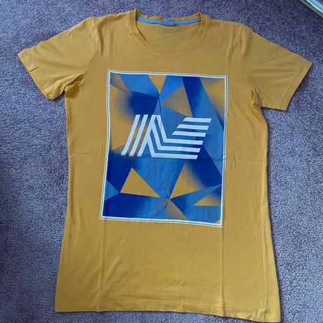 Oranžové tričko s aplikáciou, 170