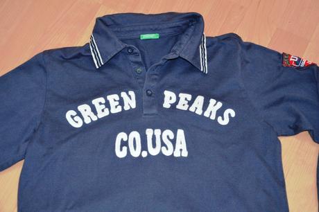 Bavlnena znackova polokosela 146/152, benetton,146