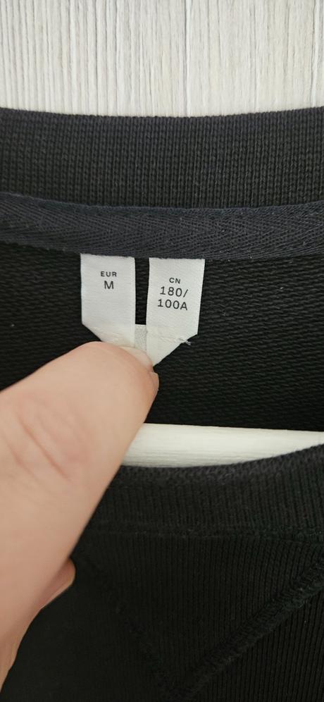 Čierna pánska mikina, h&m,m