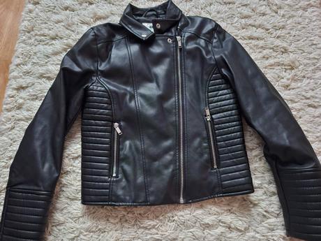 Kožená bunda, h&m,146