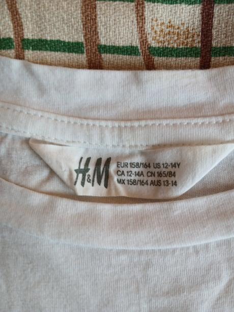 Bavlněný top 158- 164, h&m,158