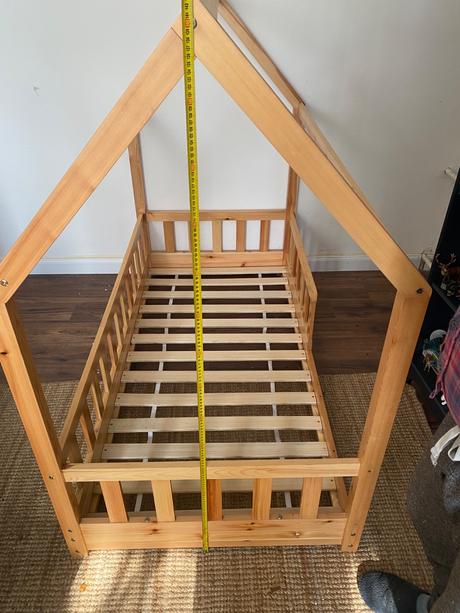 Postel domcek, šírka (cm): 85,dĺžka (cm): 160