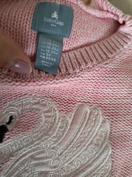 Svetrík gap s labuťou 90cm, gap,86