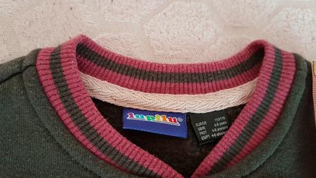 Dievčenská zateplená mikinka lupilu veľ. 110/116, lupilu,116