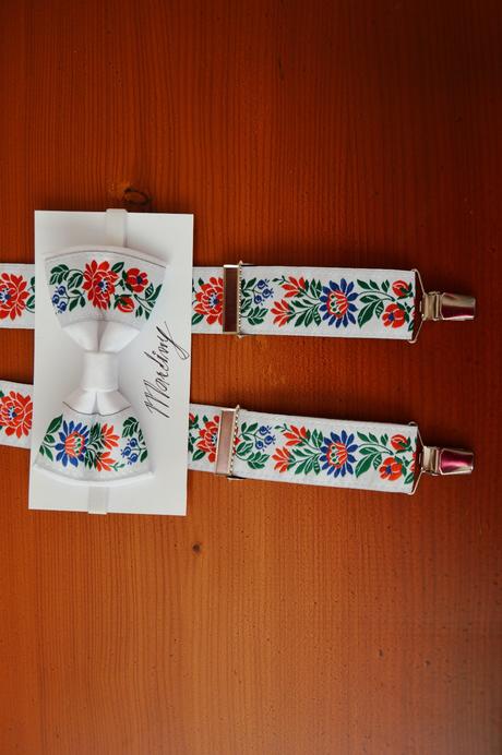 28. pánske traky + motýlik,