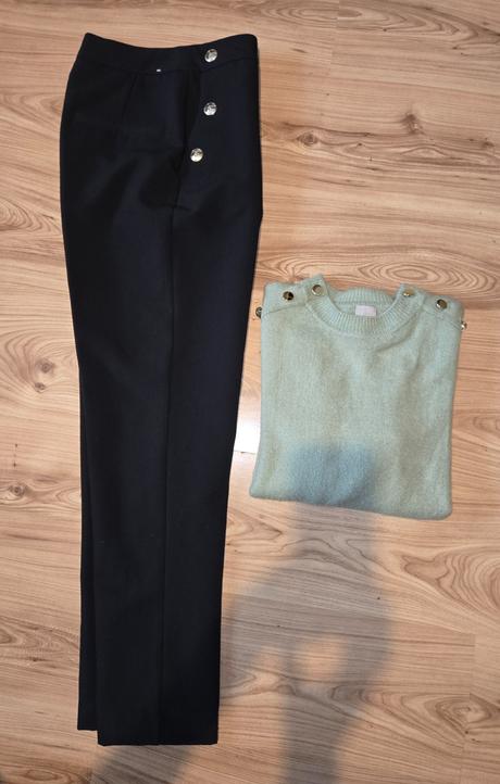 Čierne nohavice vel.36, c&a,36